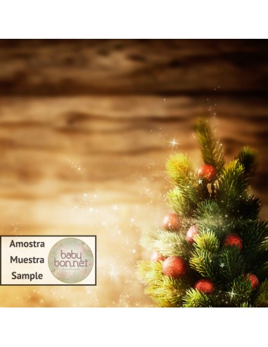 Christmas tree on papyrus background (backdrop)