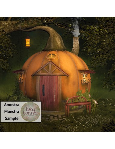 Pumpkin-house (backdrop)