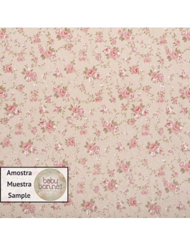 Antique floral fabric (backdrop)