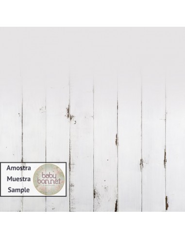 Endless stripped white vintage wood 7014 (backdrop)