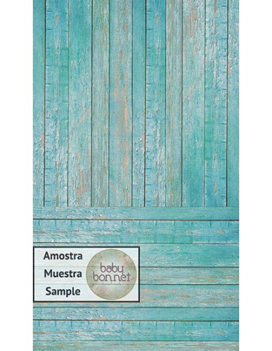Turquoise wood 3026 (backdrop - wall and floor)