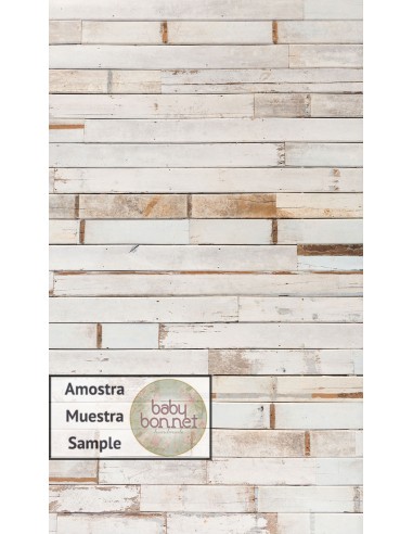 Planchas de madera en tono crema 3068 (fondo fotográfico - pared y suelo)