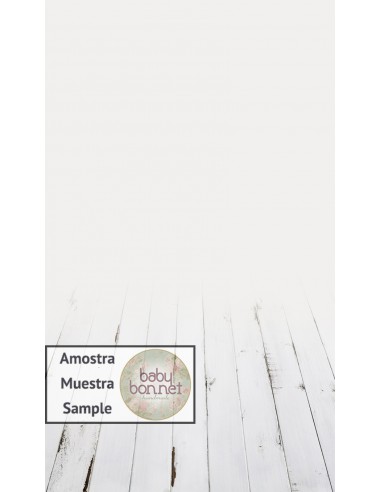 Endless stripped white vintage wood 4014 (backdrop - wall+floor)