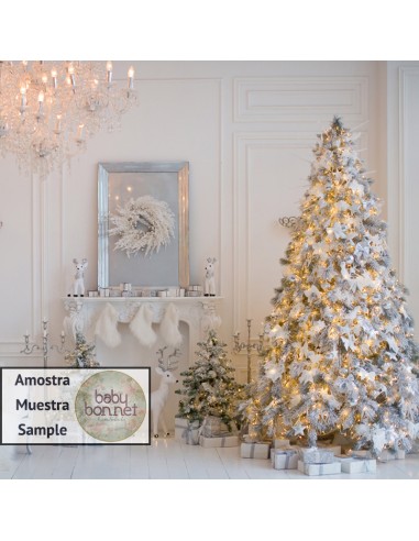 White Christmas room (backdrop)
