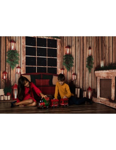 Wood living room (3D backdrop)