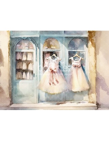 Little dress shop (backdrop)