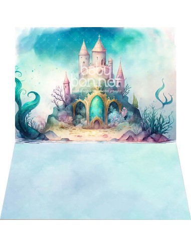 Mermaids' Castle (backdrop - wall and floor)