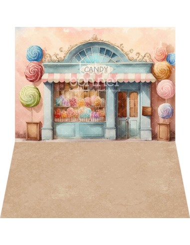 Candy (fundo fotográfico - parede e chão)
