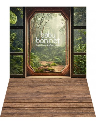 Window to the Amazon (backdrop - wall and floor)
