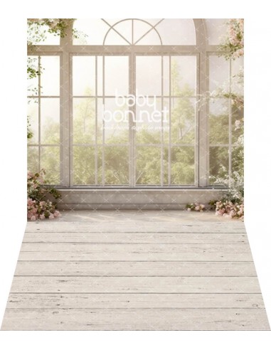 Window to the garden (backdrop - wall and floor)