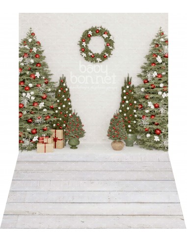 Christmas atrium (backdrop - wall and floor)