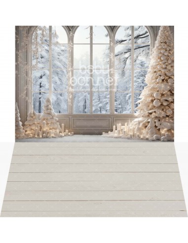 White Christmas (backdrop - wall and floor)