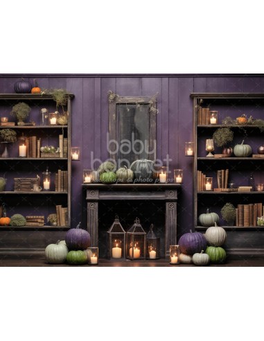 Halloween livingroom  (backdrop)