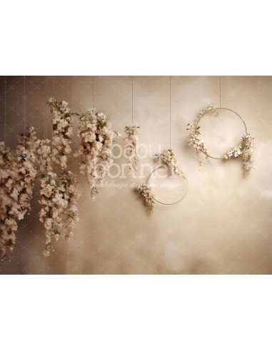 Flores colgantes (fondo fotográfico)