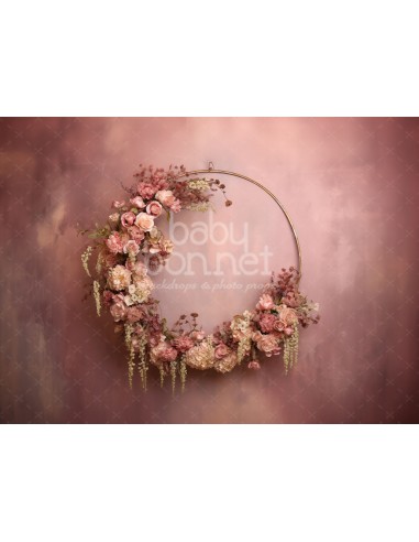 Pink vintage crown (backdrop)