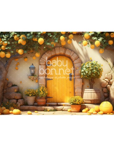 Lemon tree house (backdrop)