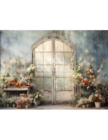 Rustic greenhouse (backdrop)
