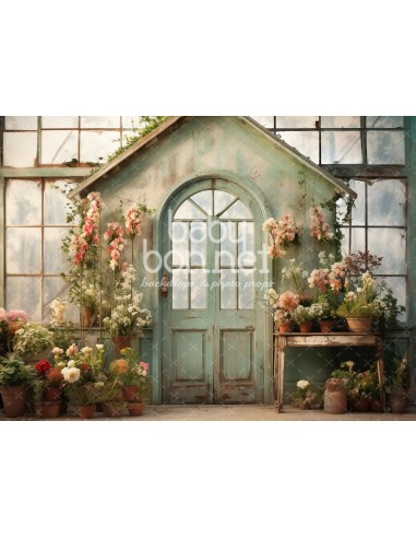 Vintage shutters for the garden (backdrop)