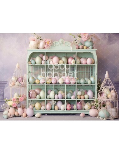 Huevos de Pascua (fondo fotográfico)