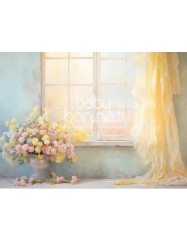 Ethereal pastel window (backdrop)