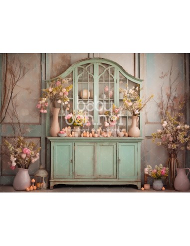 Vintage pastel cabinet (backdrop)