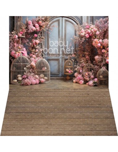 Flower cages (backdrop - wall and floor)