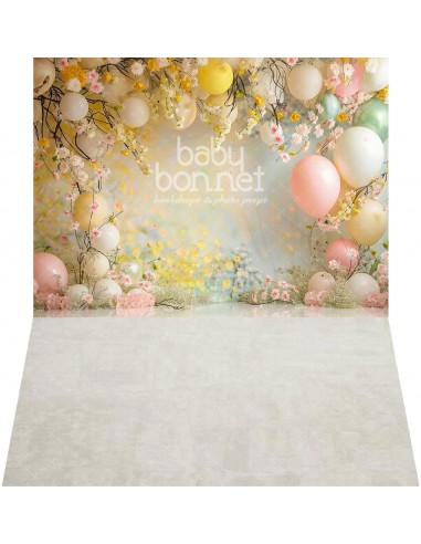 Celebrating spring (backdrop - wall and floor)