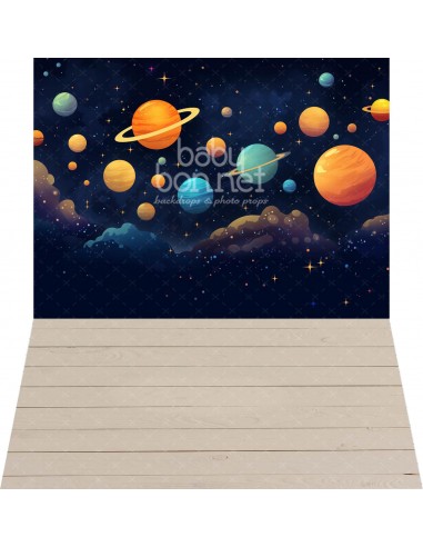Galaxy (backdrop - wall and floor)