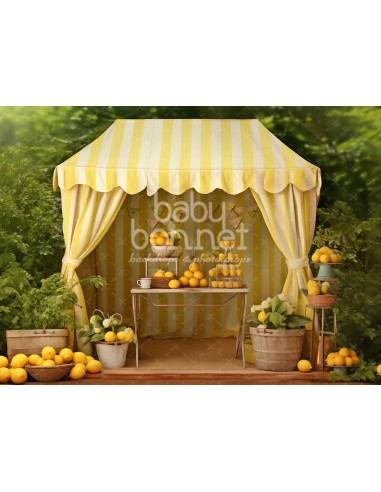 Lemon tent (backdrop)