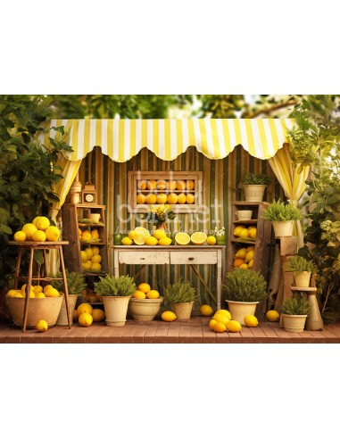 Venta de limones (fondo fotográfico)