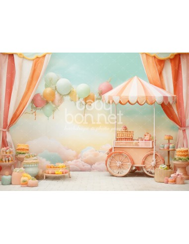 Candy cart (backdrop)