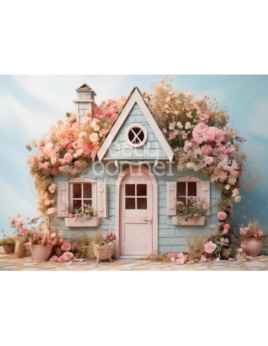 Flower house (backdrop)