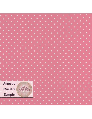 Patrón de polka dots de color rosa (fondo fotográfico)