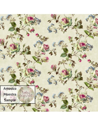 Vintage floral pattern (backdrop)