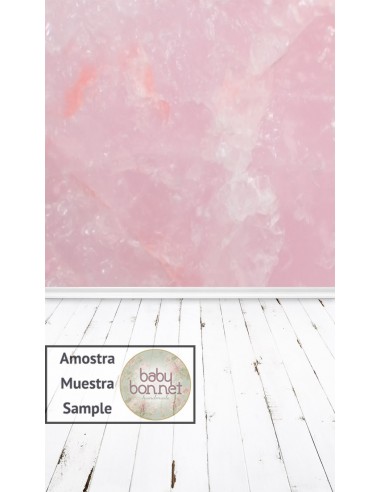 Texture de marbre rose (fond de studio - mur et sol)