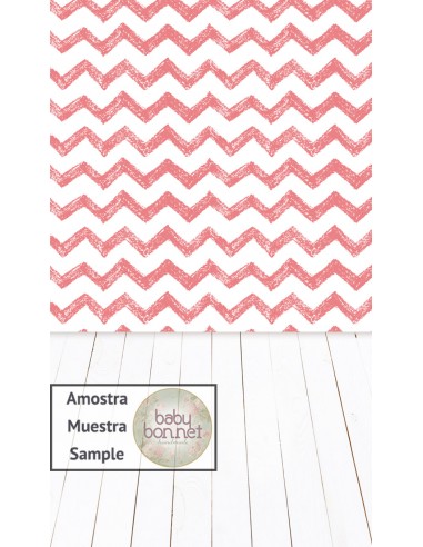 Red chevron pattern (backdrop - wall and floor)