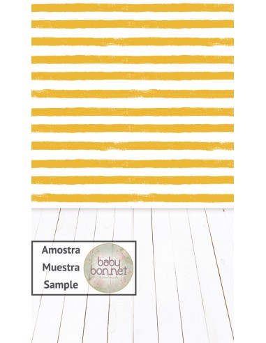 Mustard stripes pattern (backdrop - wall and floor)