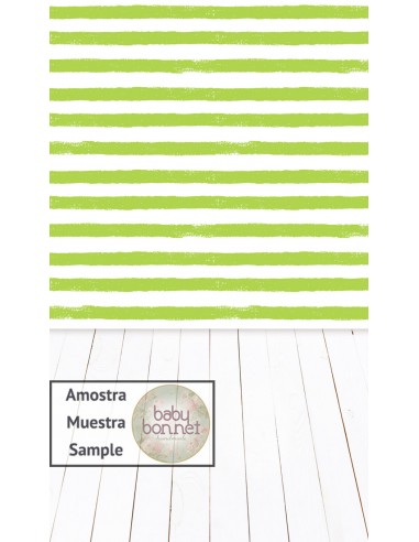 Green stripes pattern (backdrop - wall and floor)