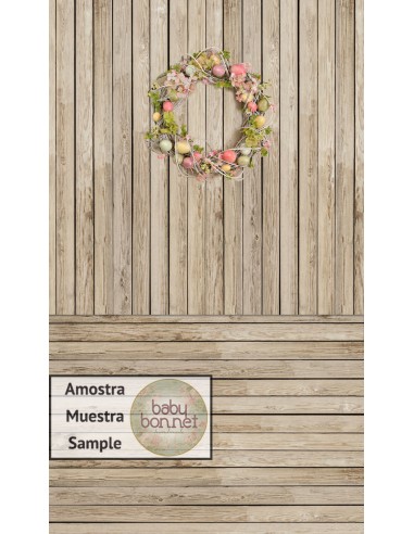 Easter wreath (backdrop - wall and floor)