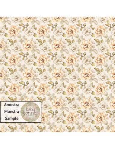 Pastel tone flowers pattern (backdrop)