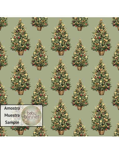 Patrón de pinos de Navidad (fondo fotográfico)